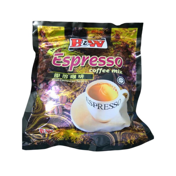 🌸🌸พร้อมส่งกาแฟ​B&W ESPRESSO​ Coffee​ Mix​ กาแฟสำเร็จ​รูป