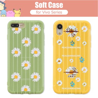 Floret Soft Case Vivo Y15 V9 Y19 Z1X Y91C Y11 2019 U20 U3X Y17 V17 NEO Y95 Y93 Y91i U10 V11i Y90 Y70 Y5S Z5 Y91 V17 Pro S1 Pro Y12 U3 Y85 Y7S V15