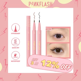 Pinkflash OhMyLine อายไลเนอร์ เม็ดสีสม่ําเสมอ ติดทนนาน กันน้ํา สีดํา เครื่องสําอางสําหรับแต่งหน้า