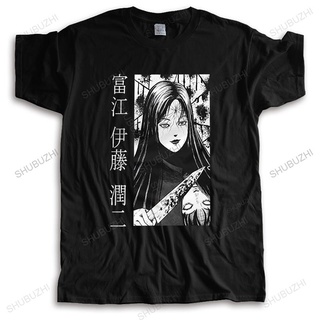 [S-5XL] เสื้อยืดแขนสั้น ผ้าฝ้ายแท้ พิมพ์ลาย Tomie Uzumaki Junji Ito สไตล์ญี่ปุ่น สําหรับผู้ชาย