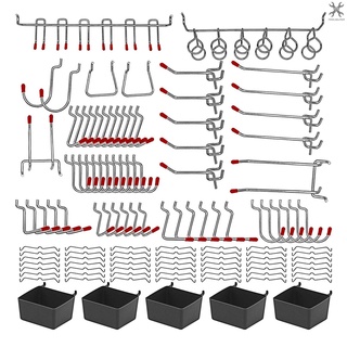 [Toolhelper] ชุดตะขอโลหะ สําหรับแขวนหมุด 114 ชิ้น