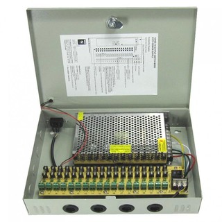 ตู้จ่ายไฟ DC12V/ 20A Switching Power Supply สำหรับกล้องวงจรปิด 10-18 ตัว