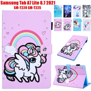เคสแท็บเล็ต กันกระแทก ลายการ์ตูนยูนิคอร์น สําหรับ Samsung Galaxy Tab S6 lite P610 P615C A7 10.4 T500 T505 T507 A7lite 8.7 2020 T220 T225 2021 A8 10.5