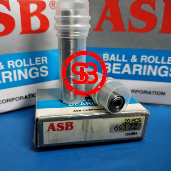 MINIMAL Bearing 693 ZZ ASB ขั้นต่ํา 3pc