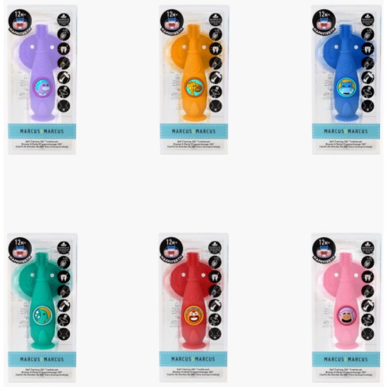Marcus & Marcus Silicone Self Training 360ํ Toothbrush แปรงซิลิโคน 360 องศา