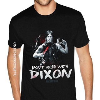 เสื้อยืดโอเวอร์ไซส์เสื้อยืด คอกลม ทรงหลวม พิมพ์ลายรูปภาพ Thead Daryl Dixon สไตล์ฮิปสเตอร์ สําหรับผู้ชายS-3XL