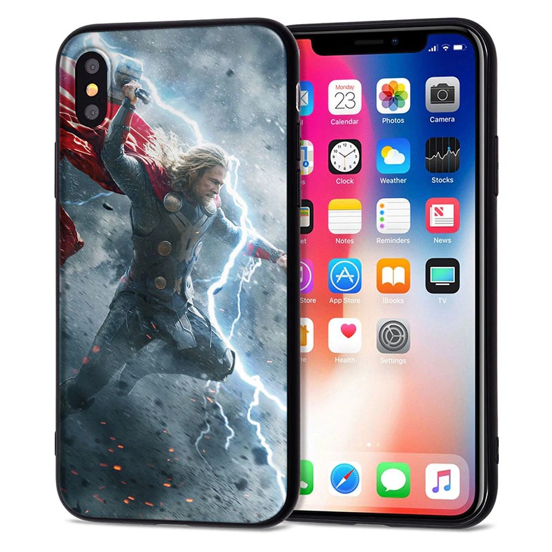 XIX for Funda iPhone X Case 5 5S 6 6S 7 8 Plus X XS Max XR Super Heroes