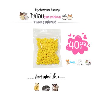 (Ham Ham Bakery)  ไข่ป๊อบ ขนมหนูเเฮมเตอร์ อาหารหนูแฮมสเตอร์ กระรอก ชูการ์ ดอร์เม้าท์ เม่นเเคระ