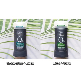 โดฟ ผลิตภัณฑ์ระงับกลิ่นกาย สำหรับผู้ชาย Men +Care 0% Aluminum 48H Deodorant Stick 74g (Dove®) โรลออนสติ๊ก