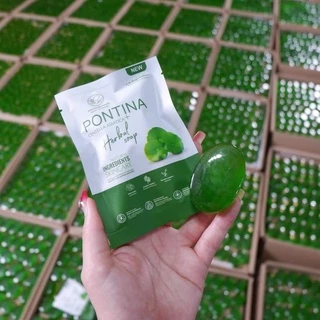 พรทิน่า สบู่ใบบัวบก (มีให้เลือก 2ขนาด) Pontina By Pontip Centella Asiatica Soap
