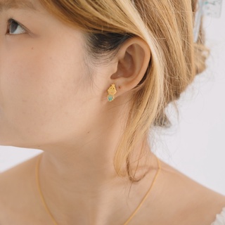 FAIRY TALES - Earrings ต่างหูสัตว์ / ต่างหูนกยูง / นกอ้วน ใส่ได้ทุกเพศ พร้อมส่ง