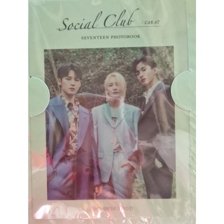 [แท้/พร้อมส่ง/Weverse Gift] โปสการ์ดใส Clear Postcard Mingyu Jeonghan Wonwoo Seventeen 2021 Photobook Social Club Carat