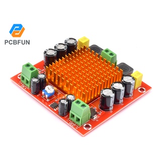 Pcbfun XH-M544 บอร์ดขยายเสียงดิจิทัล โมโน ชิปดิจิทัล 80W DC12-24V