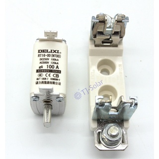 ฟิวส์ใบมีด(๋HRC FUSE) NT00 (100A,125A,160A) DELIXI คุณสมบัติ1.พิกัดกระแส 100แอมป์ ,125แอมป์ ,160 แอมป์