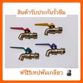 ก๊อกบอลสนาม ก๊อกสลิม  ก๊อกแฟนซี 1/2” (ฟรี!เทปพันเกลียว)