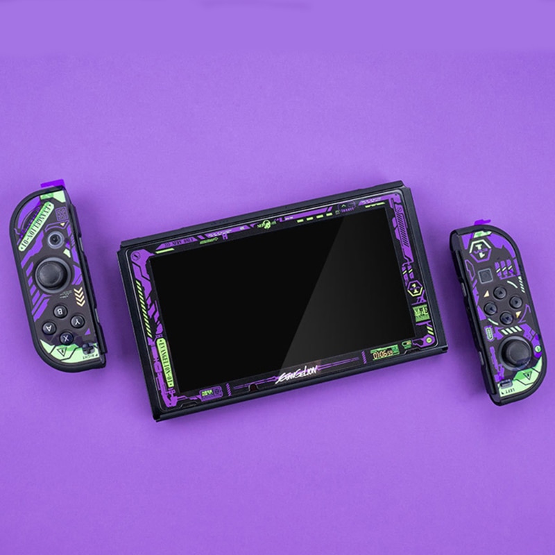 Evangelion เคสป้องกันพร้อมกระจกนิรภัยสําหรับ Nintendo Switch Full Joycon