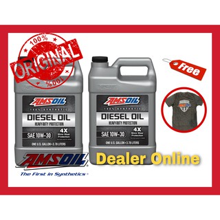 Amsoil Heavy Duty Diesel Oil 4X SAE 10w-30 น้ำมันเครื่องดีเซล สังเคราะห์แท้100%