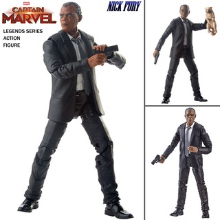 Model Figma งานแท้ Marvel Captain Marvel กัปตันมาร์เวล Nick Fury นิค ฟิวรี Samuel L Jackson ซามูเอล แอล แจ็กสัน