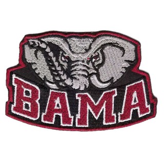 อาร์ม ตัวรีดติดเสื้อเชียร์ลาย BAMA University of Albama Iron on Patch อาร์ม ตัวรีดติดเสื้อทีมกีฬา University of Albama