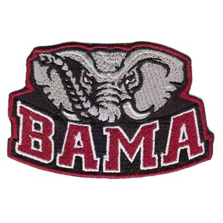 อาร์ม ตัวรีดติดเสื้อเชียร์ลาย BAMA University of Albama Iron on Patch อาร์ม ตัวรีดติดเสื้อทีมกีฬา University of Albama