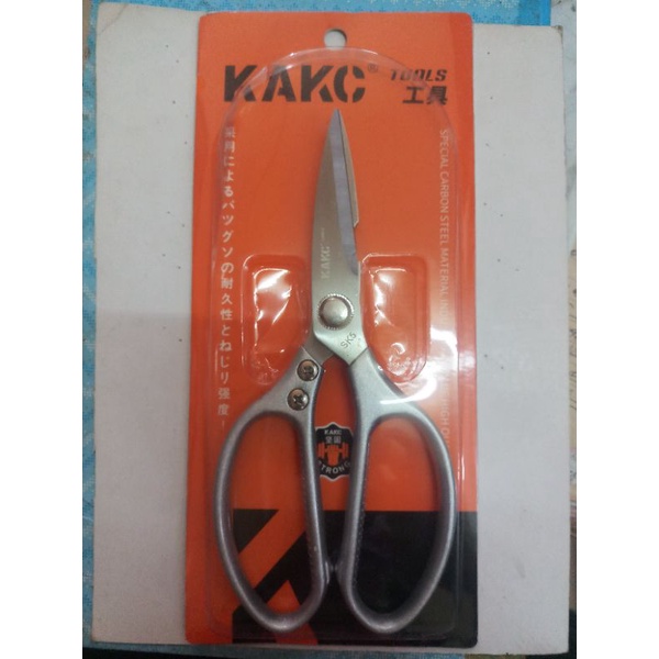 Kakc วัสดุเหล็กคาร์บอนพิเศษเกรดอุตสาหกรรมคุณภาพสูง 8 "工业剪刀 gunting klang
