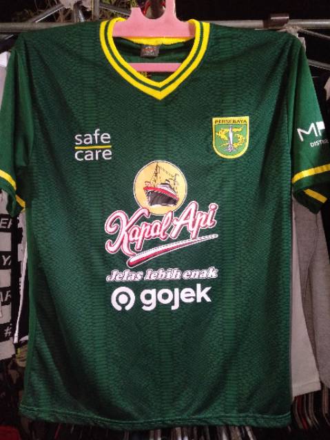 LOKAL HIJAU Persebaya Home League 1 Jersey Shopee 2019 Green Gojek ท้องถิ่นล่าสุด SV