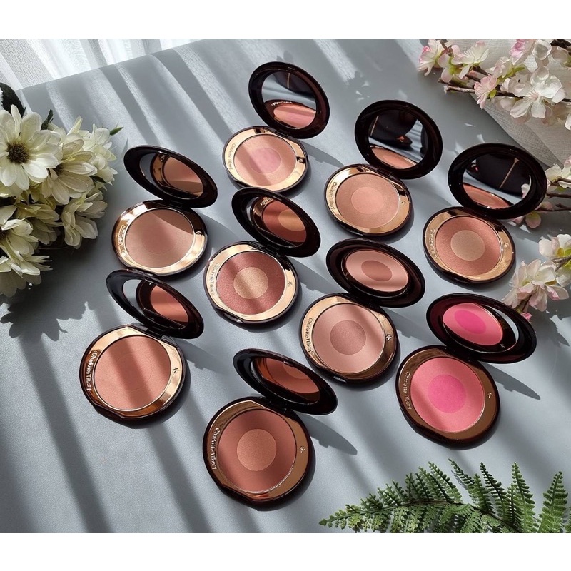 เหลือ 1,395 ฿ โค้ด [เก็บโค้ดหน้าร้าน]  🟩 พร้อมส่ง  ป้ายไทย Charlotte Tilbury Cheek to Chic Blush