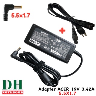 สายชาร์จ Adapter  ACER  19V  3.42A   5.5*1.7   65W