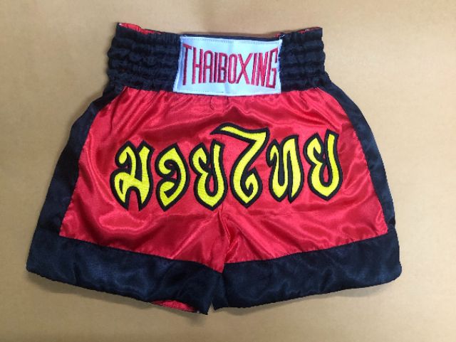 🥊กางเกงมวยเด็ก-ผู้ใหญ่🥊 ใส่เล่นได้ ผ้าร่ม กางเกงกีฬา - รูปที่ 4