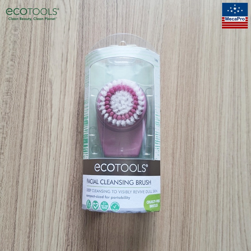 EcoTools® Facial Cleansing Brush แปรงล้างหน้า สำหรับทำความสะอาดรูขุมขนลึกและขัดผิวอ่อนโยน