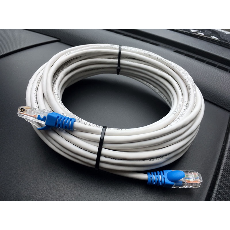 Link UTP Cable CAT5E ความยาว 40M, 48M สายแลนพร้อมใช้งาน(มือสอง)