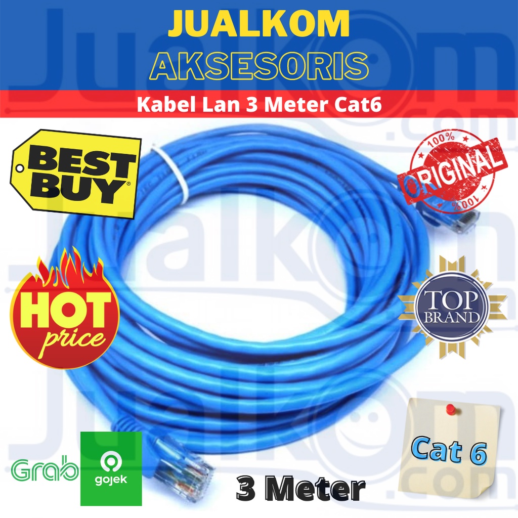 สายแลน Cat6 3M Cat 6 เมตร