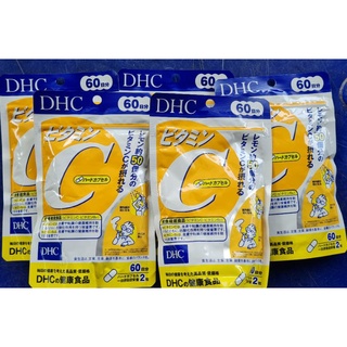 DHC วิตามินซี vitamin C 60วัน (120เม็ดแคปซูล)สินค้านำเข้าจากญี่ปุ่น