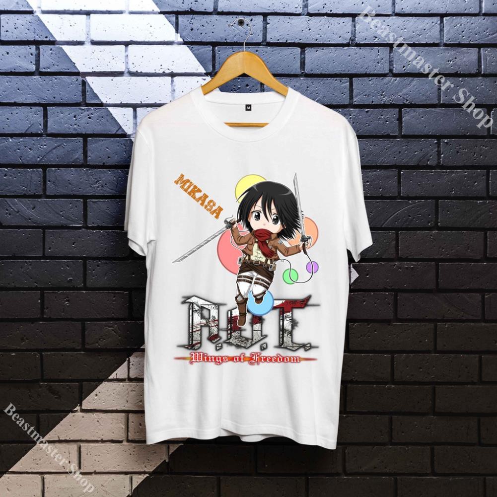 Mikasa Ackerman เสื้อ unisex - เสื้อ Attack on Titan Unisex - เสื้อยืด Mikasa Ackerman สุดเท่ - MA-0