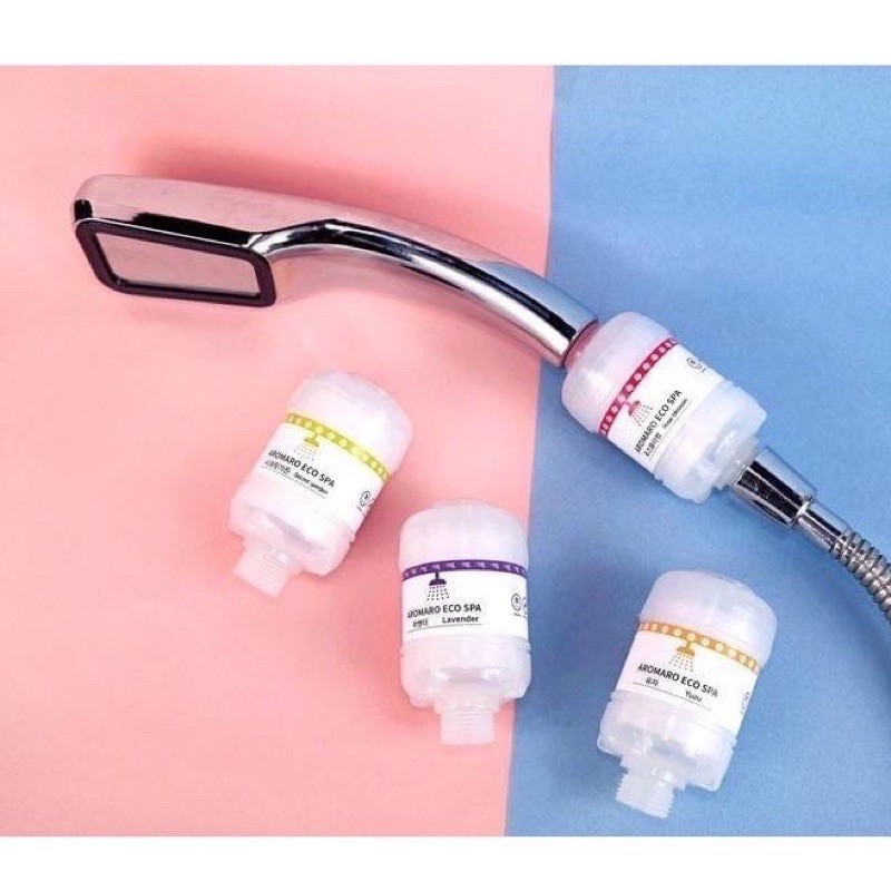 [ตัวกรองน้ำฝักบัวจากเกาหลี] กลิ่นหอมอโรมา Aromaro Eco Spa Vitamin
