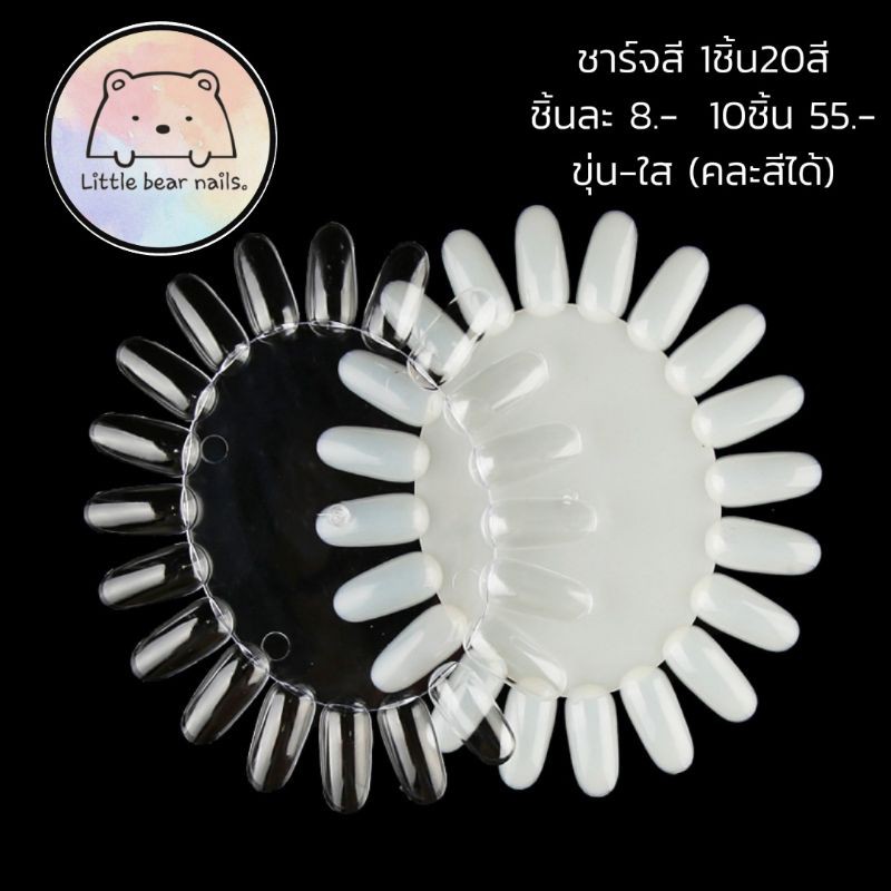 ชาร์ตสี ชาร์ตทาสี ชาร์จ รูปทรงรี