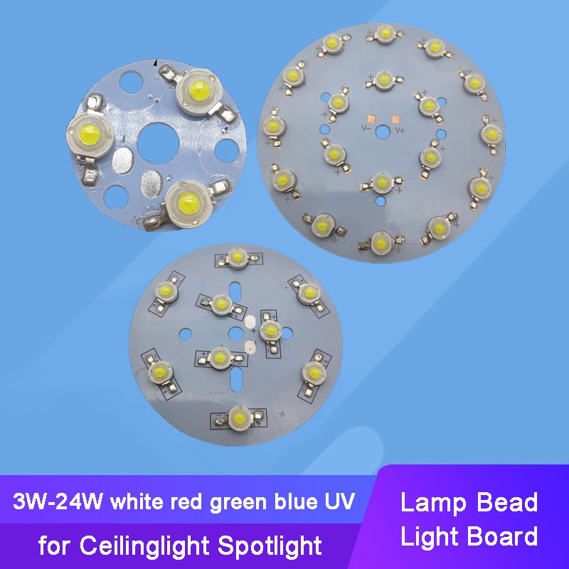 2 ชิ้น ความสว่างสูง LED 3W - 18W สีขาว สีแดง สีฟ้า สีเขียว สีชมพู โคมไฟลูกปัด หลอดไฟ แหล่งกําเนิดแสง ทรงกลม