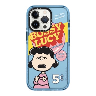 Casetify Bossy Lucy Bubble Gum Case 13Pro Impact Case  Color: Sheer- Sierra Blue [13Proสินค้าพร้อมส่ง]