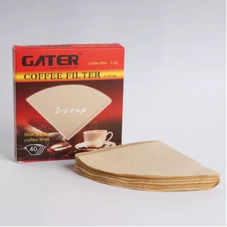 กระดาษกรองกาแฟ​ดริป​ การ์เตอร์​ Coffee Filter Gater F-802 2-4 Cup