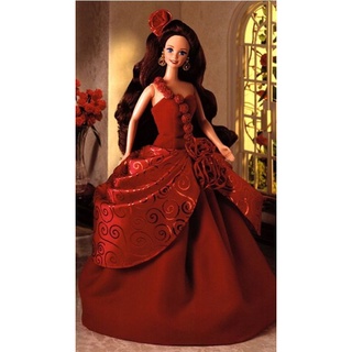 **กล่องไม่สวย** MATTEL RADIANT ROSE BARBIE #15140 - 2ND IN SERIES OF SOCIETY STYLE COLLECTION