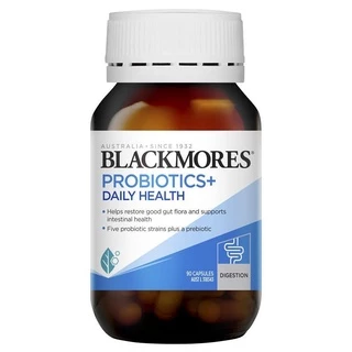 Blackmores Probiotics+ Daily Health 90 Capsules โปรไบโอติกและพรีไบโอติก สนับสนุนสุขภาพลำไส้