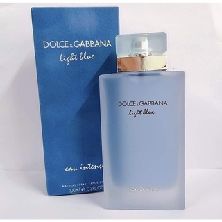 น้ำหอม DOLCE&amp;GABBANA D&amp;G light blue intense EDP 100ml . *กล่องขาย* 【ของแท้ 100 % 】ส่งฟรี 📦🛵🚚📦🛵🚚