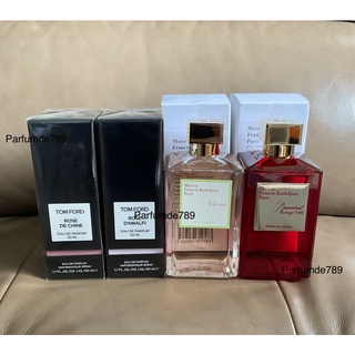 MFK  baccarat rouge 540 extrait  200ml , MFK  A la rose edp 200ml ,tm rose d’amalfi  , tm rose de chine