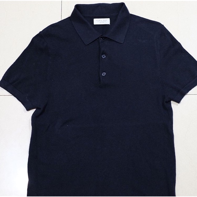 ZARA Men polo shirt by bestcottonoutfit Shopee Thailand