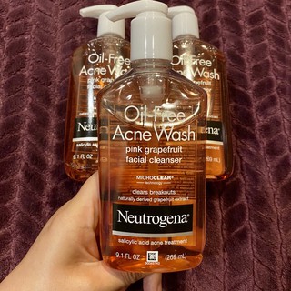 ส่งฟรีค่ะ ขวดใหญ่ Neutrogena Oil-Free Acne Wash Pink Grapefruit