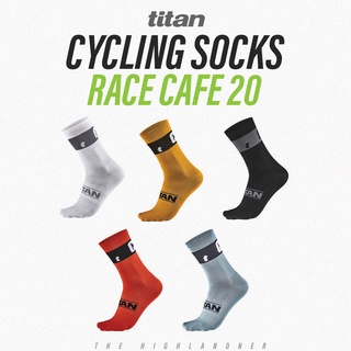 TITAN CYCLING SOCKS CAFE RACER 20 | ถุงเท้าปั่นจักรยาน