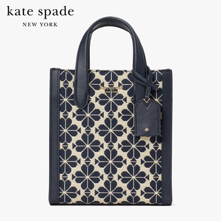 KATE SPADE NEW YORK SPADE FLOWER JACQUARD MAHATTAN MINI TOTE K7690 กระเป๋าสะพาย / กระเป๋าถื