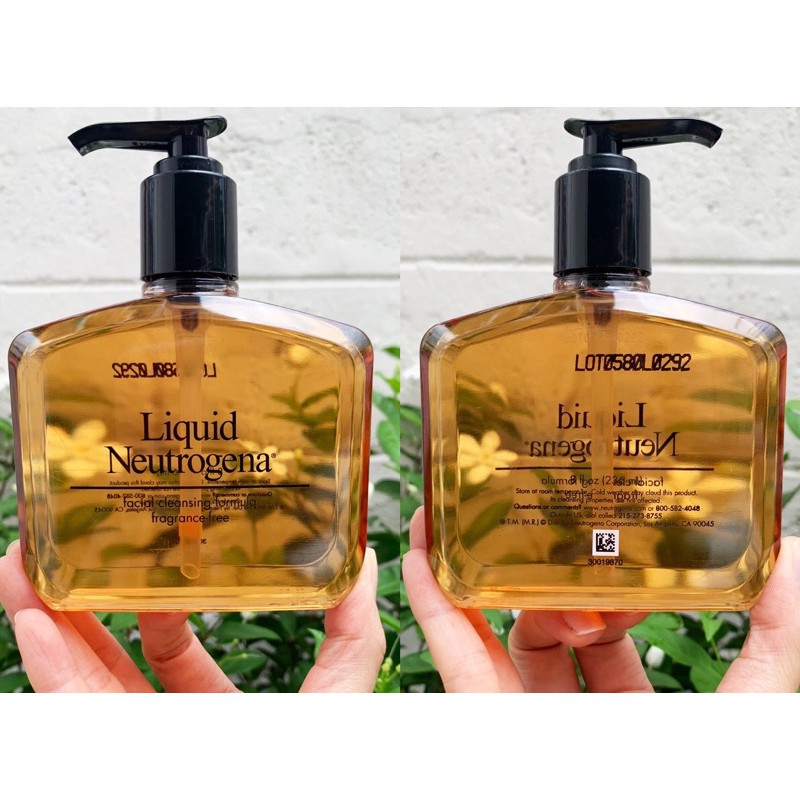 liquid neutrogena facial cleansing formula