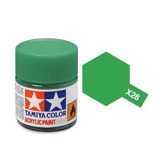 สีสูตรน้ำทามิย่า Tamiya Acrylic X28 Park Green 10ml