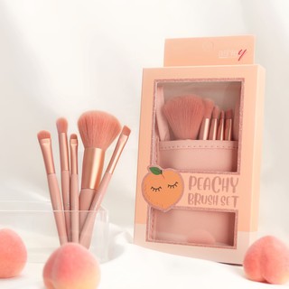 ขนแปรงทำมาจากขนสังเคาระห์ AA-192 Ashley(แอชลี่ย์) Peachy Brush Set